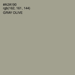 #A2A190 - Gray Olive Color Image